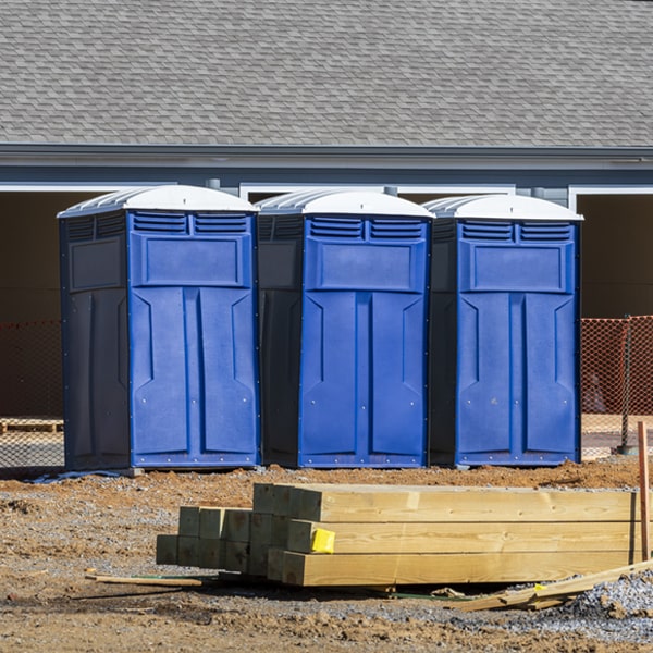 how do you ensure the portable toilets are secure and safe from vandalism during an event in Empire